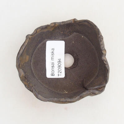 Ceramic shell 7.5 x 7 x 5 cm, color brown - 3