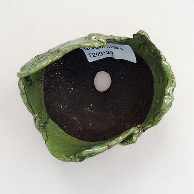 Ceramic shell 8 x 5.5 x 6 cm, color green - 3