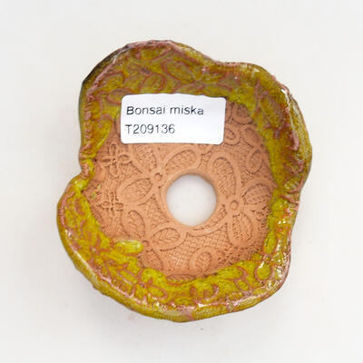 Ceramic shell 7.5 x 8.5 x 3.5 cm, color yellow - 3