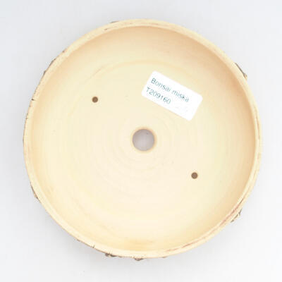 Ceramic bonsai bowl 14.5 x 14.5 x 3.5 cm, cracked color - 3