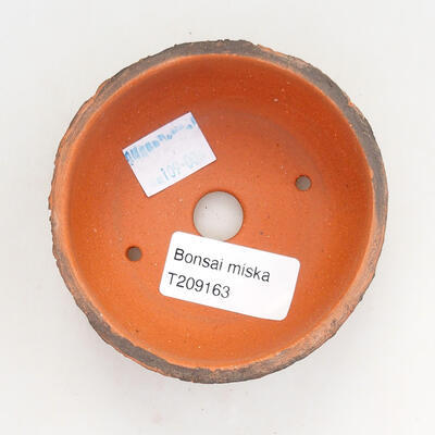 Ceramic bonsai bowl 8.5 x 8.5 x 4.5 cm, cracked color - 3