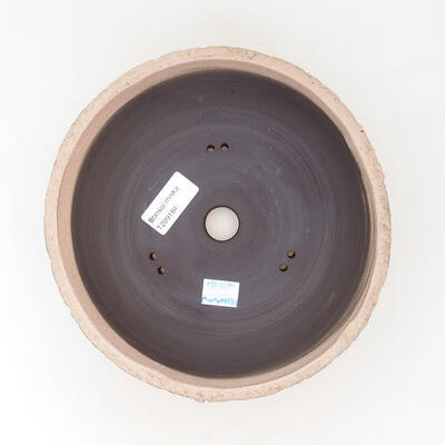 Ceramic bonsai bowl 18.5 x 18.5 x 7 cm, cracked color - 3