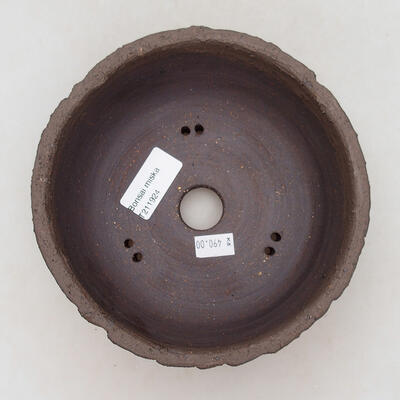 Ceramic bonsai bowl 15.5 x 15.5 x 7.5 cm, color cracked - 3