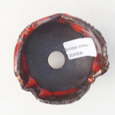 Ceramic shell 7 x 7 x 5.5 cm, color orange - 3