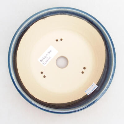 Ceramic bonsai bowl 18 x 18 x 6 cm, color blue - 3