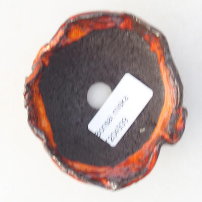 Ceramic shell 7.5 x 7 x 4 cm, color orange - 3