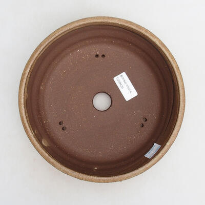 Ceramic bonsai bowl 21 x 21 x 6 cm, color brown - 3