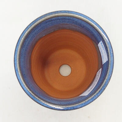 Ceramic bonsai bowl 10 x 10 x 15 cm, color blue - 3