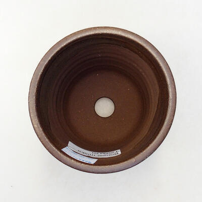 Ceramic bonsai bowl 9 x 9 x 10.5 cm, color brown - 3