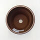 Ceramic bonsai bowl 9 x 9 x 10.5 cm, color brown - 3/3