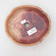 Ceramic bonsai bowl 17.5 x 15 x 5 cm, color pink-brown - 3/3