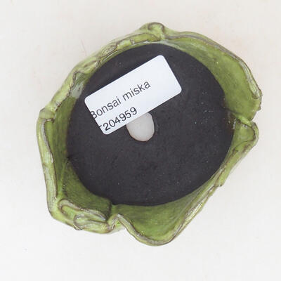Ceramic shell 7.5 x 6 x 5 cm, color green - 3