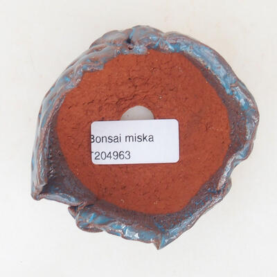 Ceramic shell 7 x 6.5 x 5.5 cm, color blue - 3