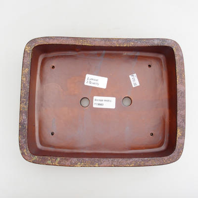 Ceramic bonsai bowl - fired in gas oven 1240 ° C - 2nd quality - 3