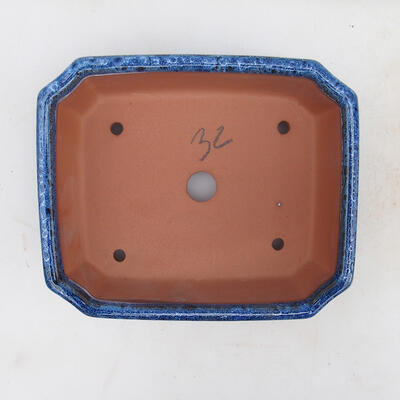 Bonsai bowl 17 x 14 x 5 cm, color blue - 3