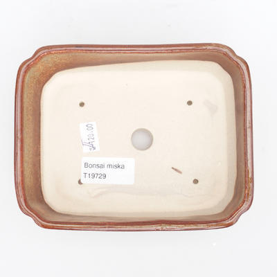 Ceramic bonsai bowl - fired in gas oven 1240 ° C - 2nd quality - 3