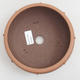 Ceramic bonsai bowl 17 x 17 x 6 cm, color brown - 3/4
