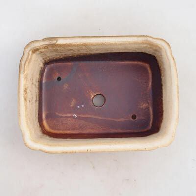 Bonsai bowl H 50 - 16.5 x 12 x 6 cm, Beige oxide - 3