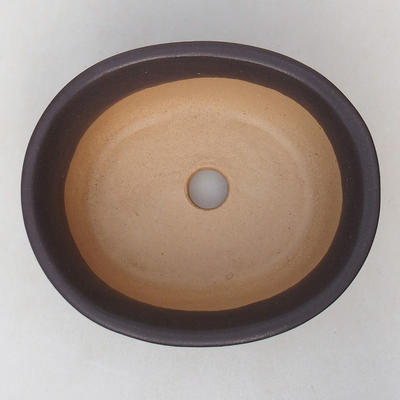Ceramic bonsai bowl H 30 - 12 x 10 x 5 cm, black matt - 3