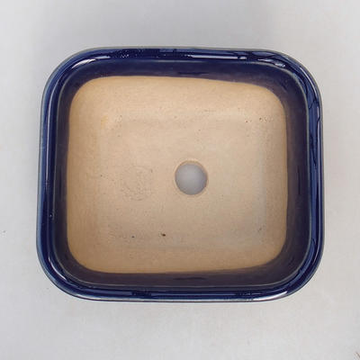 Ceramic bonsai bowl H 38 - 12 x 10 x 5.5 cm, blue - 3