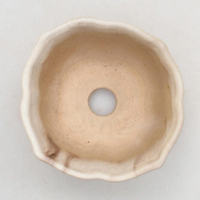 Ceramic bonsai bowl H 95 - 7 x 7 x 4,5 cm, beige - 3