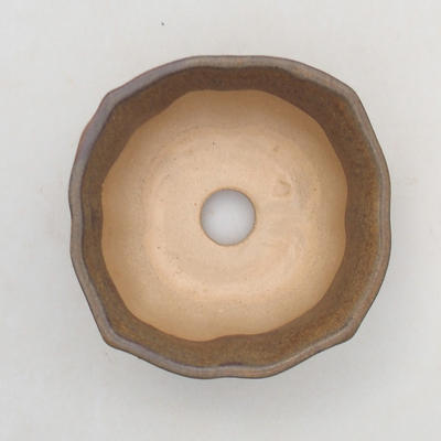 Ceramic bonsai bowl H 95 - 7 x 7 x 4,5 cm, Brown - 3