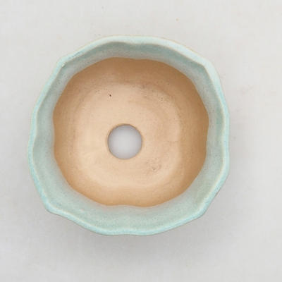 Ceramic bonsai bowl H 95 - 7 x 7 x 4,5 cm, green - 3