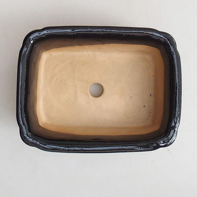 Bonsai bowl H 50 - 16.5 x 12 x 6 cm, black glossy - 3
