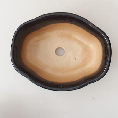 Bonsai bowl H 75 - 19 x 14 x 7 cm, black glossy - 3