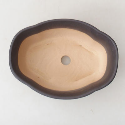 Bonsai bowl H 75 - 19 x 14 x 7 cm, black matt - 3