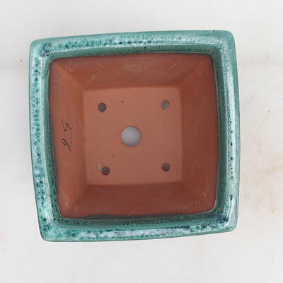 Bonsai bowl 14.5 x 14.5 x 8.5 cm, color green - 3