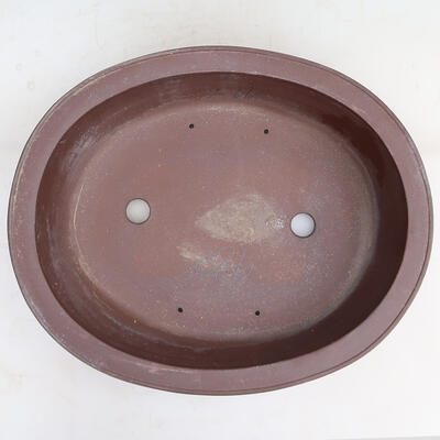 Bonsai bowl 36 x 29 x 9 cm, color brown - 3