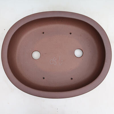 Bonsai bowl 41 x 32.5 x 10 cm, color brown - 3