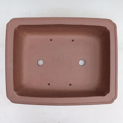 Bonsai bowl 37.5 x 29.5 x 10.5 cm, color brown - 3