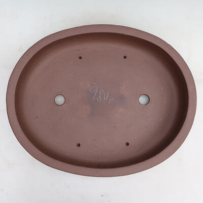 Bonsai bowl 40 x 32 x 8 cm, color brown - 3