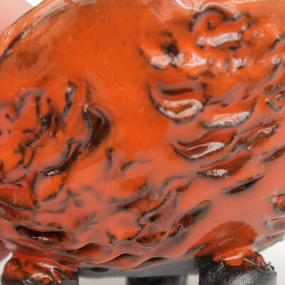 Ceramic shell 9 x 9 x 5 cm, color orange - 3