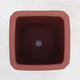 Bonsai bowl 11 x 11 x 17.5 cm, brick color - 3/3
