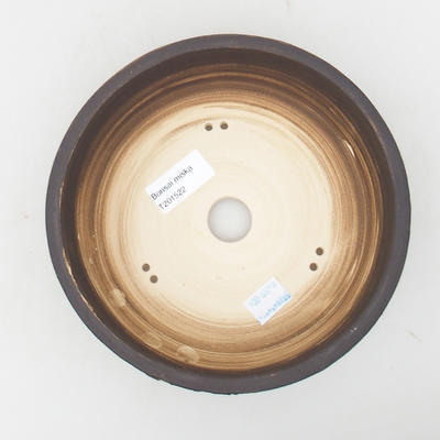 Ceramic bonsai bowl 18 x 18 x 6 cm, color cracked - 3