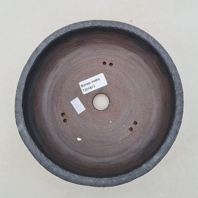 Ceramic bonsai bowl 20 x 20 x 6.5 cm, color cracked - 3