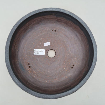 Ceramic bonsai bowl 26 x 26 x 8.5 cm, color cracked - 3