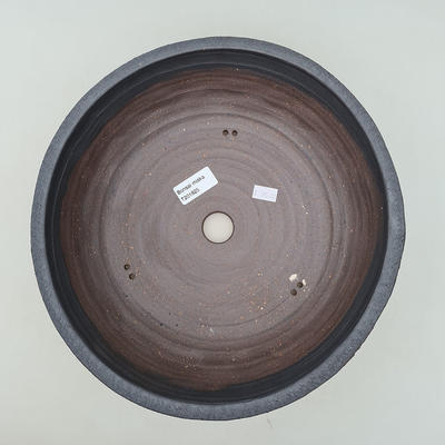 Ceramic bonsai bowl 27.5 x 27.5 x 9 cm, cracked color - 3