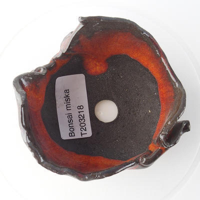 Ceramic shell 9 x 8 x 5 cm, color orange - 3