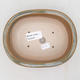 Ceramic bonsai bowl 15.5 x 13 x 5.5 cm, color gray-rusty - 3/3