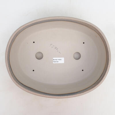 Bonsai bowl 31 x 24 x 10 cm, gray-beige color - 3