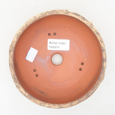 Ceramic bonsai bowl 14.5 x 14.5 x 5.5 cm, cracked color - 3