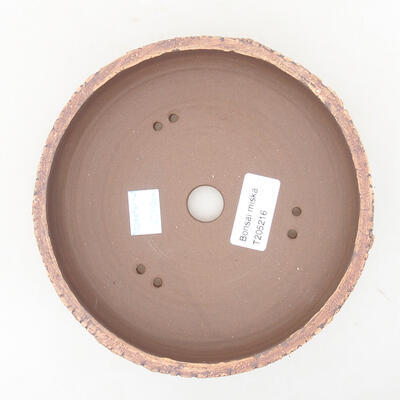 Ceramic bonsai bowl 15.5 x 15.5 x 5 cm, cracked color - 3