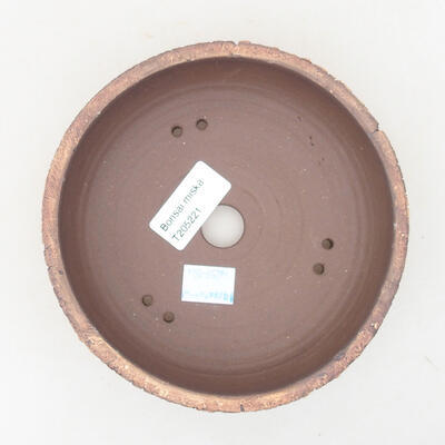 Ceramic bonsai bowl 14.5 x 14.5 x 4.5 cm, cracked color - 3
