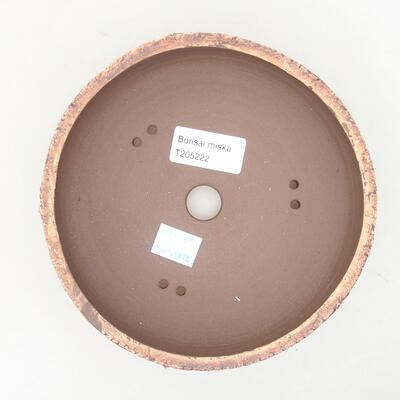 Ceramic bonsai bowl 15 x 15 x 5 cm, color cracked - 3