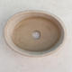 Ceramic bonsai bowl H 04 - 10 x 7,5 x 3,5 cm, beige - 10 x 7.5 x 3.5 cm - 3/3