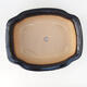 Ceramic bonsai bowl H 55 - 28 x 23 x 10 cm, black glossy - 3/3